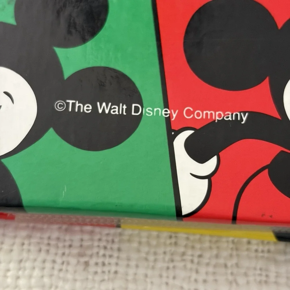 Vintage 90s Holson Disney Mickey Mouse Photo Album 20 Easy Stick Pages USA Made